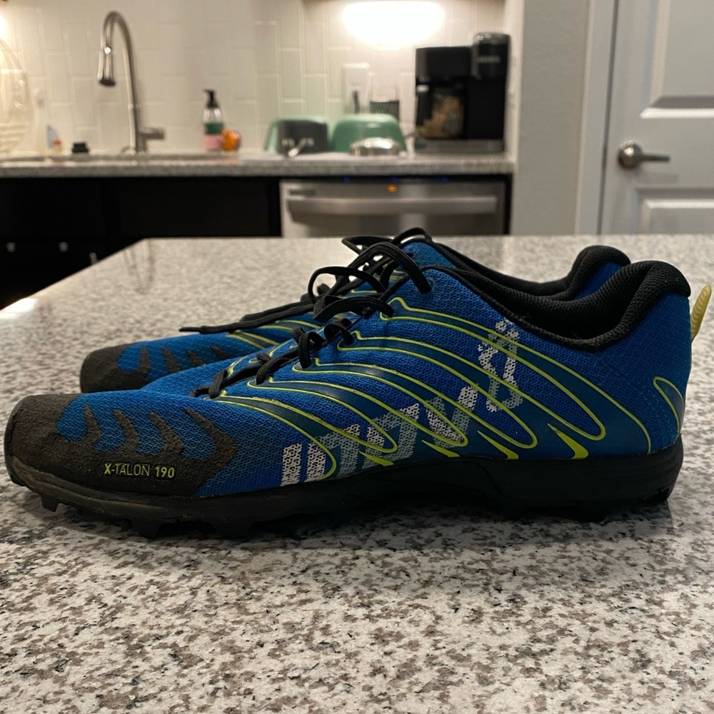 COPY - Inov-8 X-Talon 190 worn twice for sell. Size 10. Lugs still like brand n…